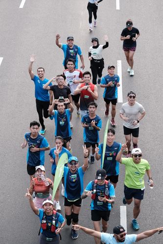 Race photo from Lari Bareng Yuk!