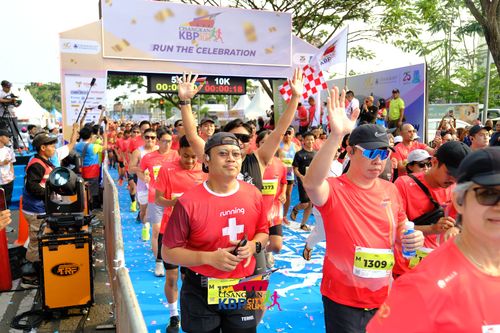 Race photo from CISANGKAN KBP CITY RUN 2025