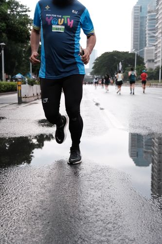 Race photo from Road to BAF Lions Run 2024