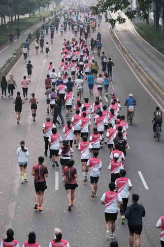 Race photo from Smartfren Run 2024 Vibes