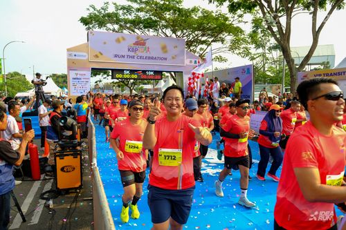 Race photo from CISANGKAN KBP CITY RUN 2025