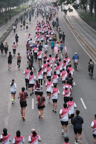 Race photo from Smartfren Run 2024 Vibes