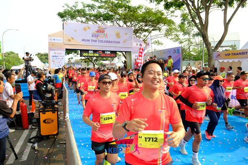 Race photo from CISANGKAN KBP CITY RUN 2025