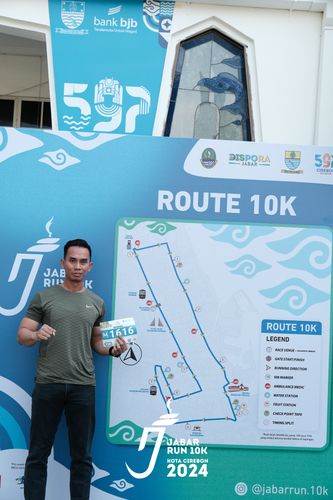 Race photo from Jabar Run 10K 2024