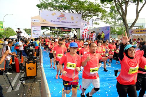 Race photo from CISANGKAN KBP CITY RUN 2025