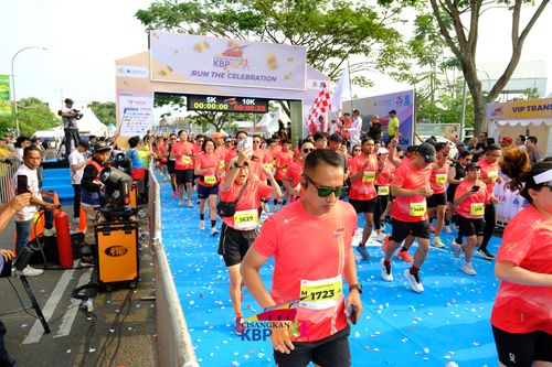 Race photo from CISANGKAN KBP CITY RUN 2025