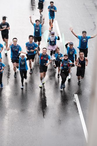 Race photo from Road to BAF Lions Run 2024