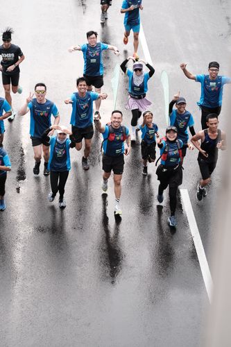 Race photo from Road to BAF Lions Run 2024