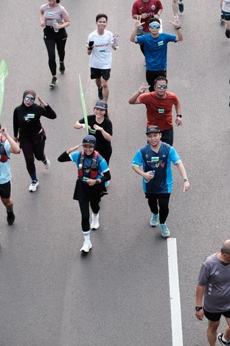 Race photo from Lari Bareng Yuk!