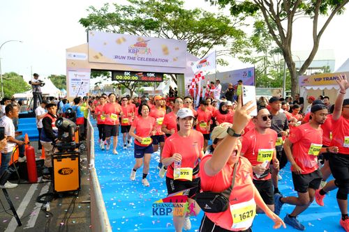 Race photo from CISANGKAN KBP CITY RUN 2025