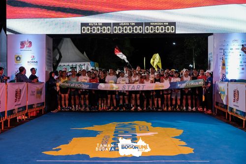 Race photo from Taman Budaya x BOGORUN 2025