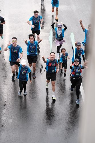 Race photo from Road to BAF Lions Run 2024