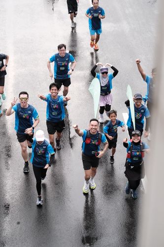 Race photo from Road to BAF Lions Run 2024