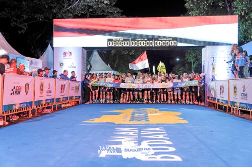 Race photo from Taman Budaya x BOGORUN 2025