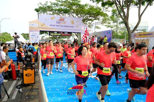 Race photo from CISANGKAN KBP CITY RUN 2025