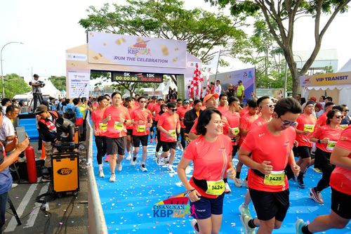 Race photo from CISANGKAN KBP CITY RUN 2025
