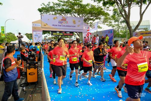 Race photo from CISANGKAN KBP CITY RUN 2025