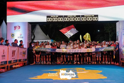 Race photo from Taman Budaya x BOGORUN 2025