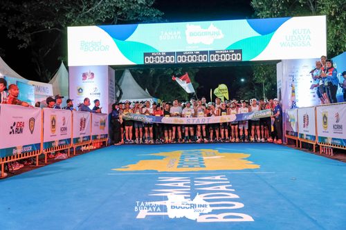 Race photo from Taman Budaya x BOGORUN 2025
