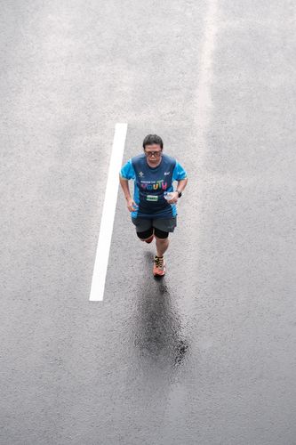 Race photo from Road to BAF Lions Run 2024
