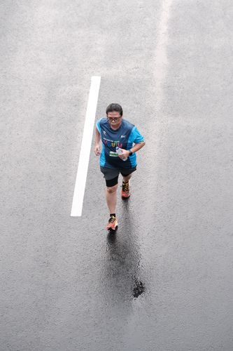 Race photo from Road to BAF Lions Run 2024