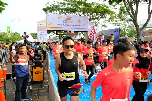 Race photo from CISANGKAN KBP CITY RUN 2025