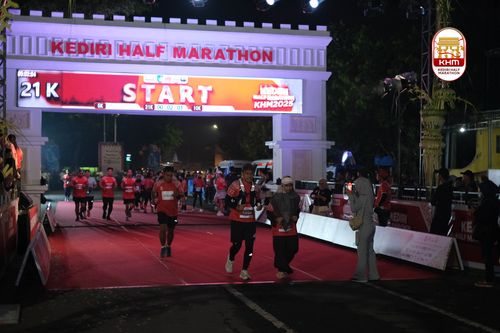 Race photo from Kediri Half Marathon 2025