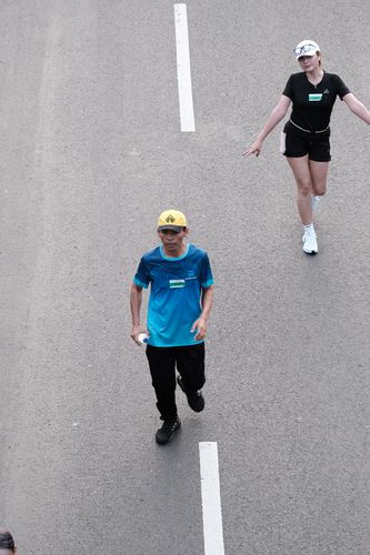 Race photo from Lari Bareng Yuk!