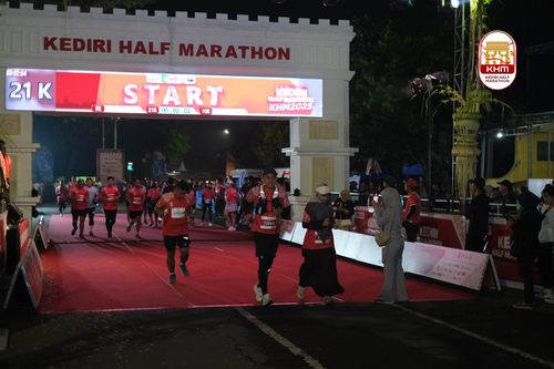 Race photo from Kediri Half Marathon 2025