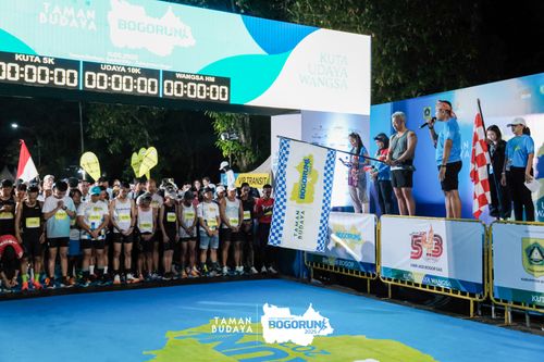 Race photo from Taman Budaya x BOGORUN 2025