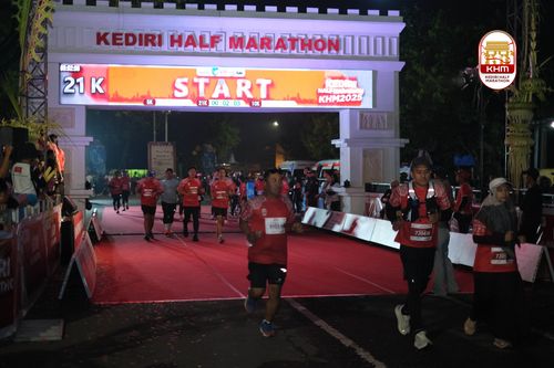 Race photo from Kediri Half Marathon 2025