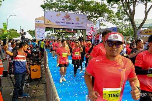 Race photo from CISANGKAN KBP CITY RUN 2025