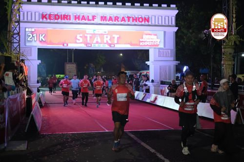 Race photo from Kediri Half Marathon 2025