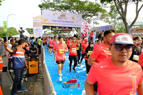 Race photo from CISANGKAN KBP CITY RUN 2025