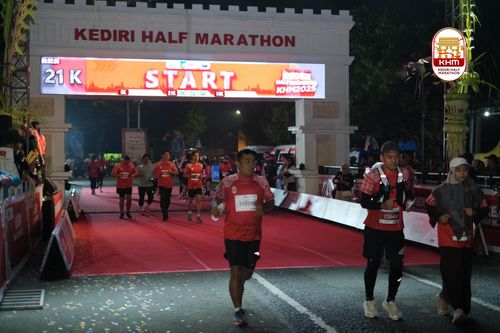 Race photo from Kediri Half Marathon 2025