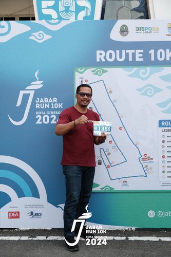 Race photo from Jabar Run 10K 2024