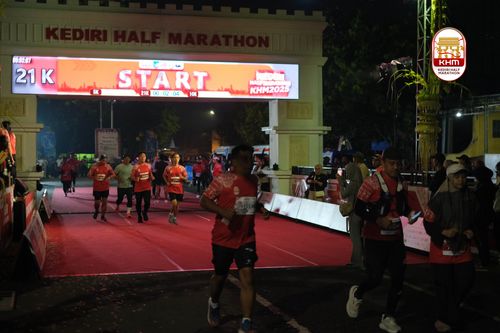 Race photo from Kediri Half Marathon 2025
