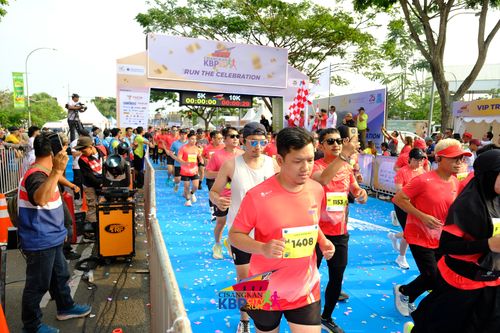 Race photo from CISANGKAN KBP CITY RUN 2025