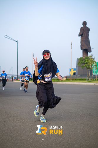 Race photo from ISOPlus Run 2024 Jakarta