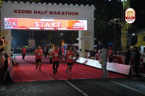 Race photo from Kediri Half Marathon 2025