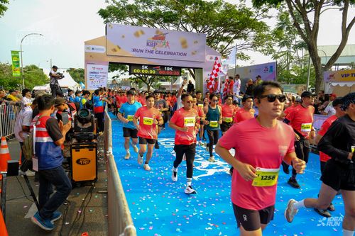 Race photo from CISANGKAN KBP CITY RUN 2025