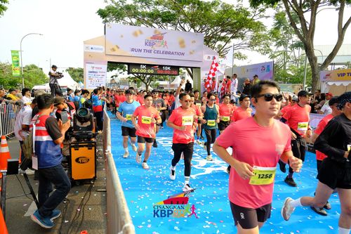 Race photo from CISANGKAN KBP CITY RUN 2025
