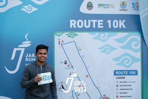 Race photo from Jabar Run 10K 2024