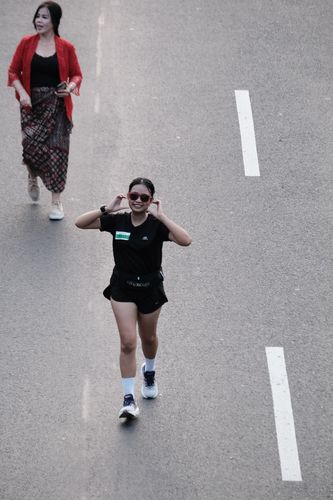 Race photo from Lari Bareng Yuk!