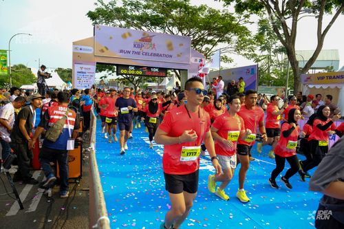 Race photo from CISANGKAN KBP CITY RUN 2025