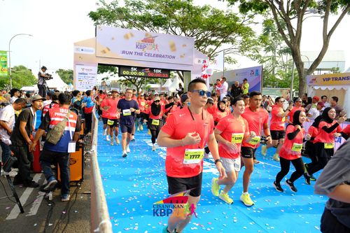 Race photo from CISANGKAN KBP CITY RUN 2025