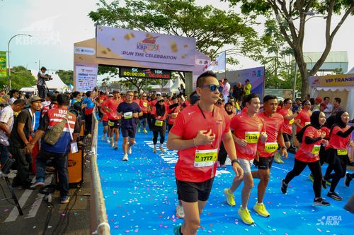 Race photo from CISANGKAN KBP CITY RUN 2025