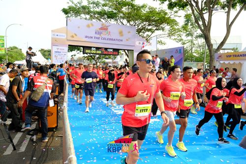 Race photo from CISANGKAN KBP CITY RUN 2025