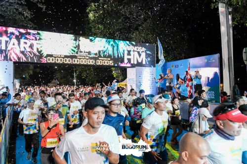 Race photo from Taman Budaya x BOGORUN 2025