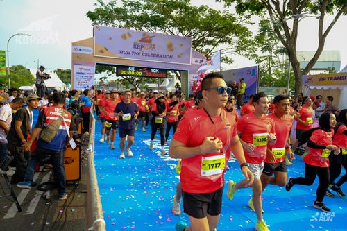 Race photo from CISANGKAN KBP CITY RUN 2025
